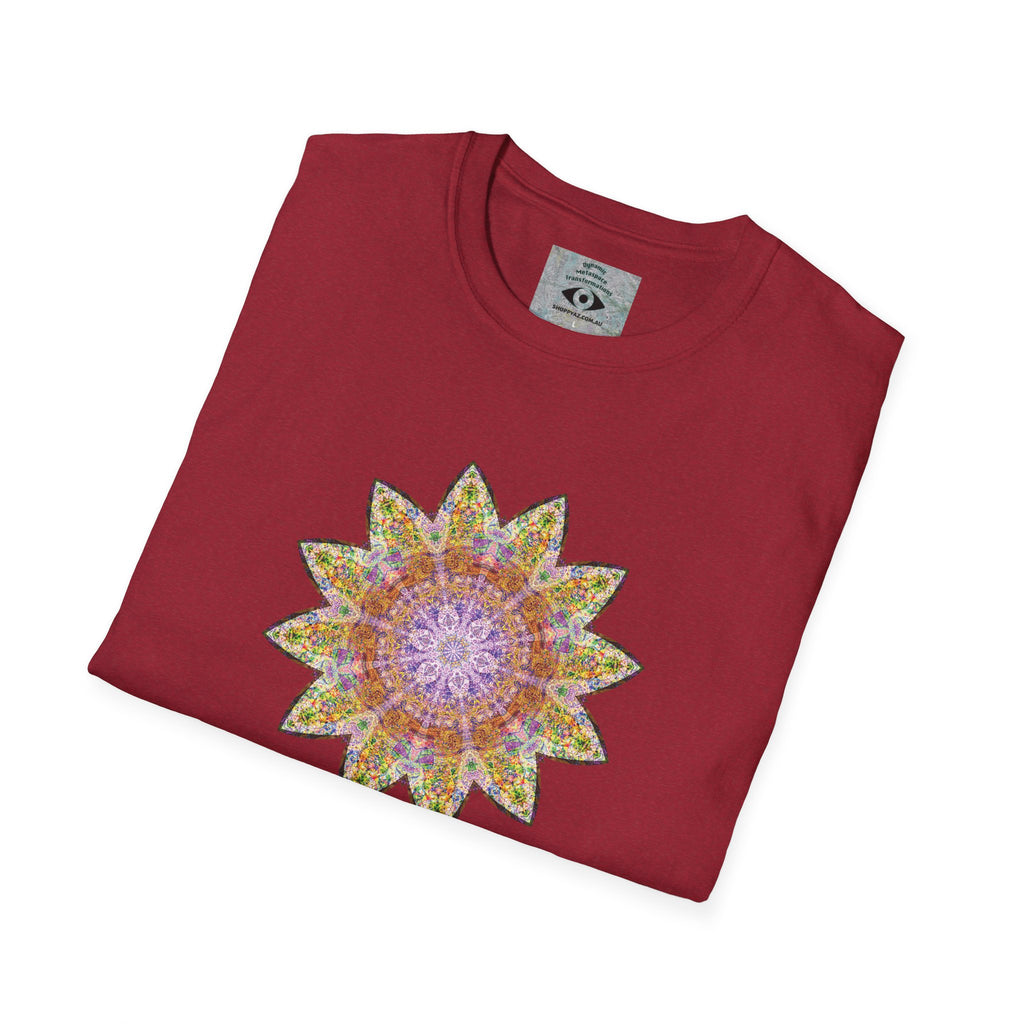 Unisex Softstyle T-Shirt - Love Light Mandalas No.14