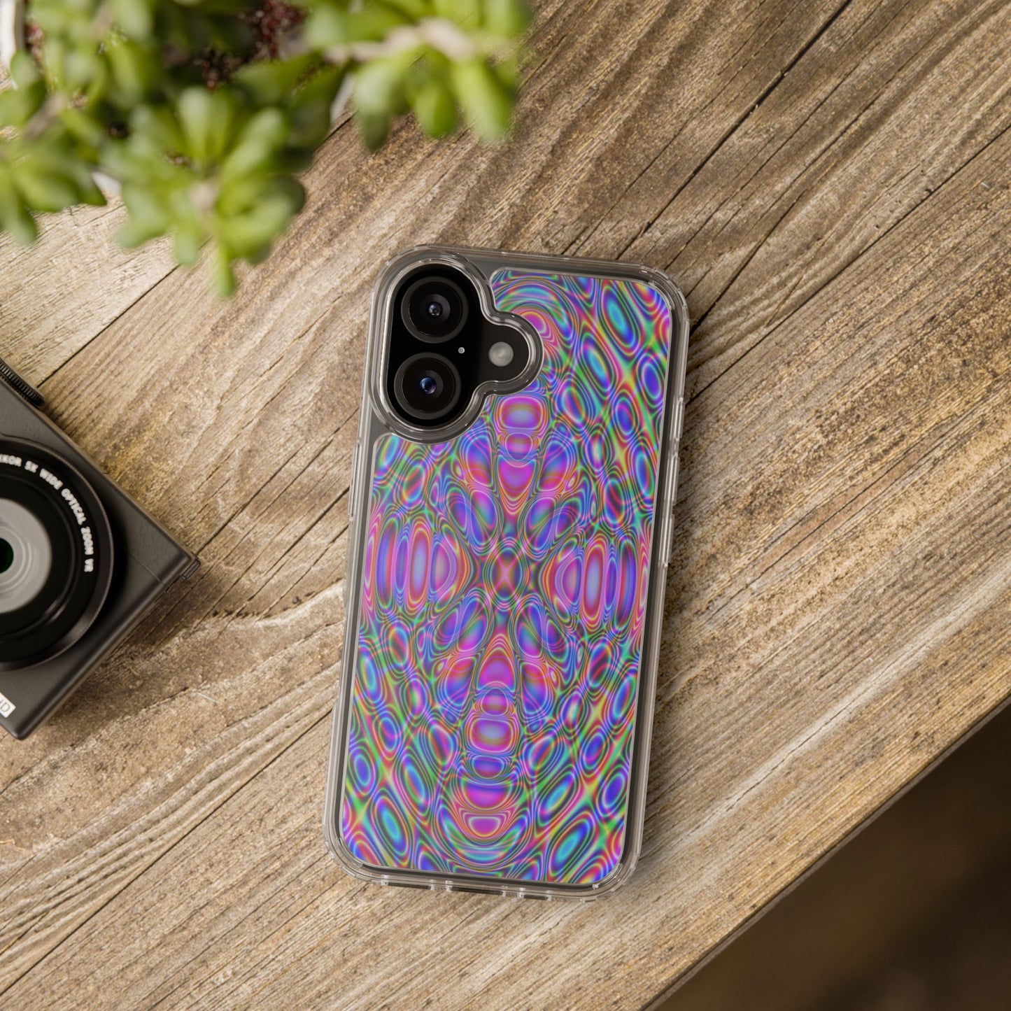 iPhone 16 Clear Case – DMT Seer No.1