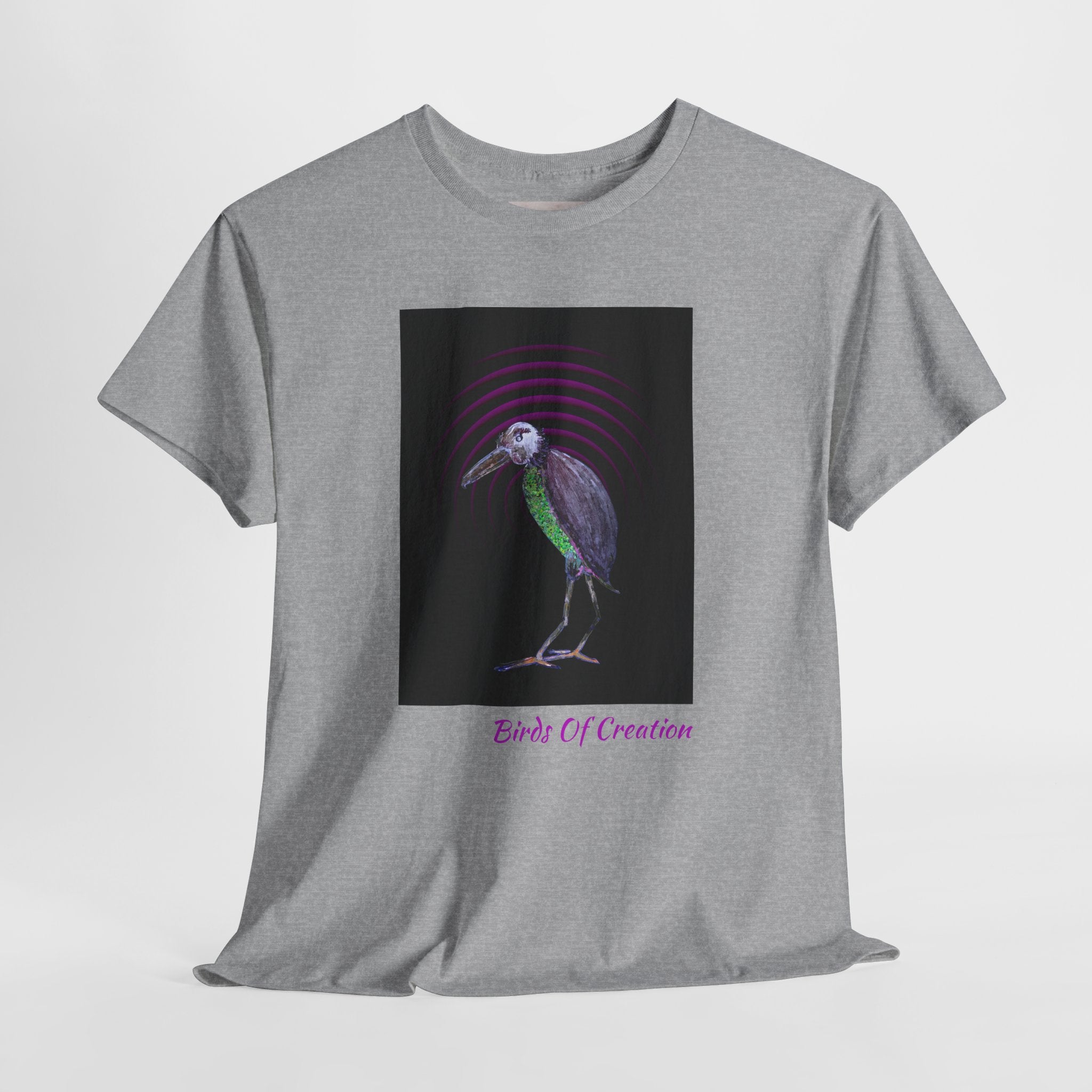 Unisex Heavy Cotton Tee - Birds Of Creation No.2b