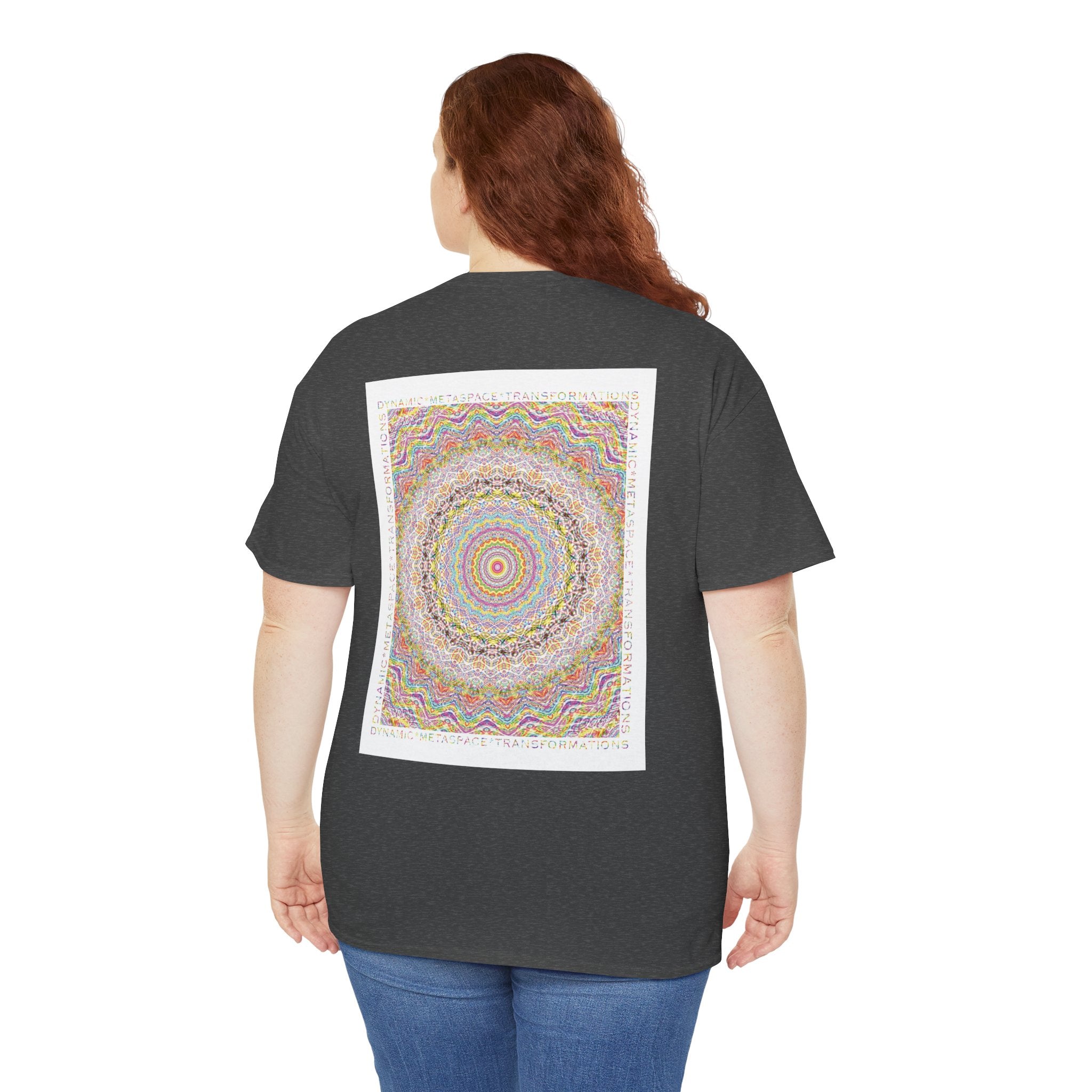 Unisex Heavy Cotton Tee (Back) - DMT Seer No.11