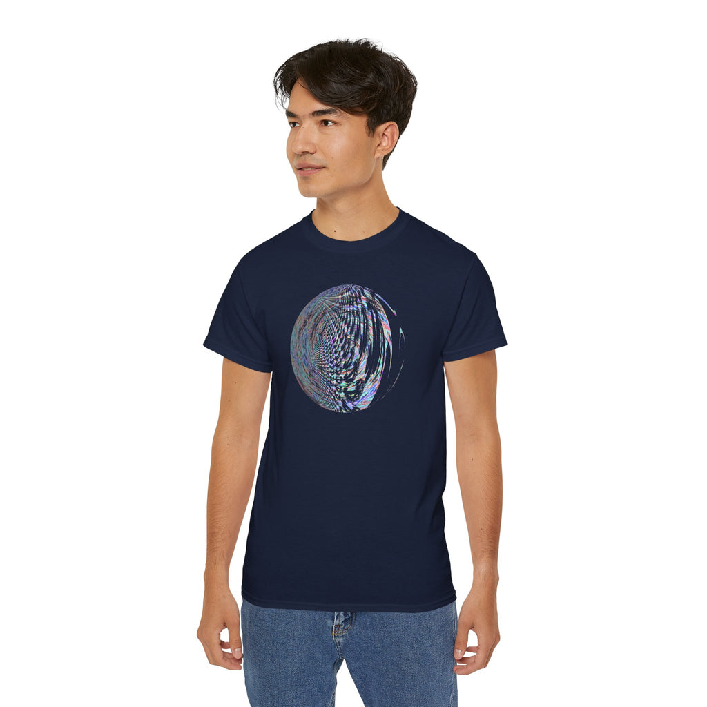 Unisex Ultra Cotton Tee - Fractal Moon No.2