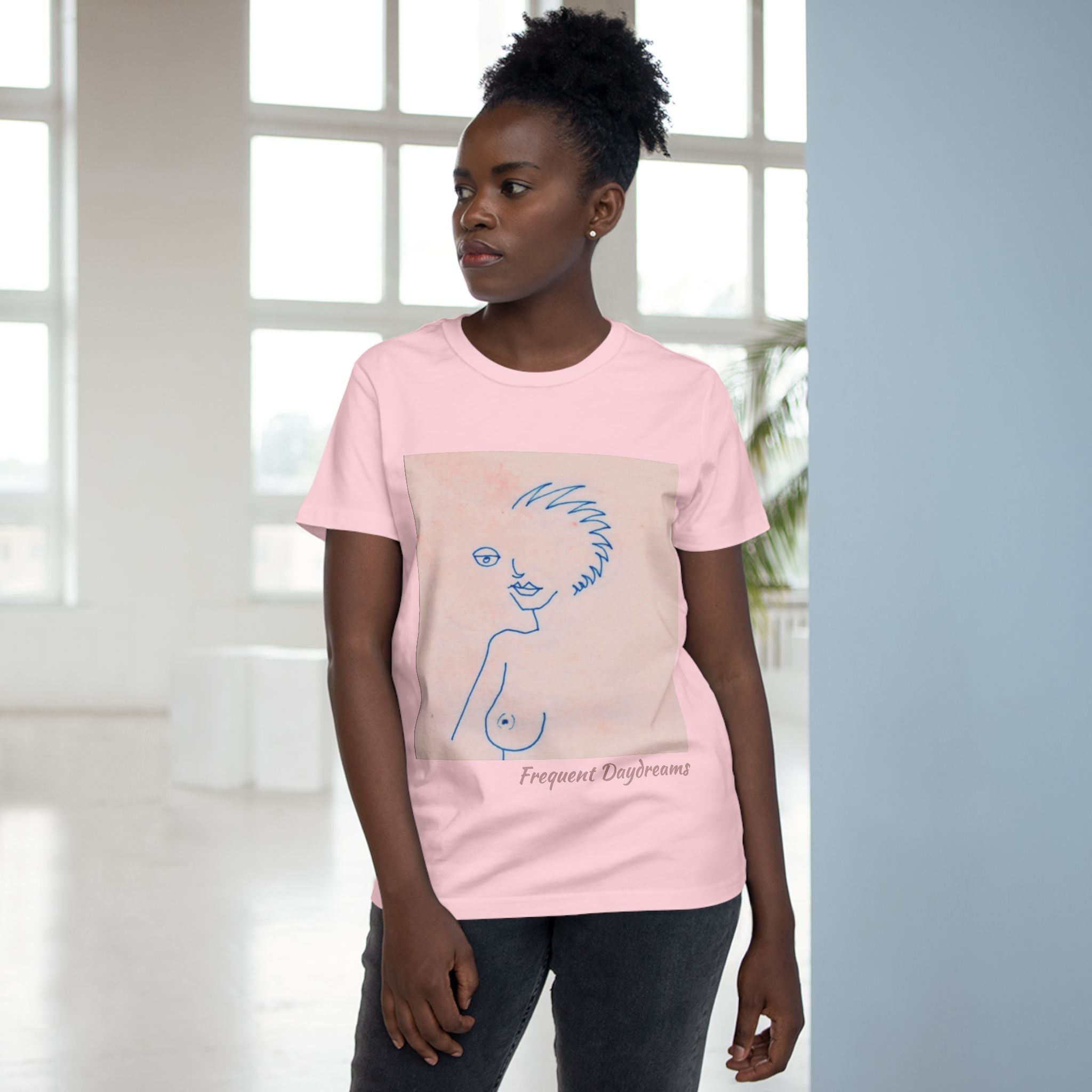 Women’s Maple Tee - Frequent Daydreams Sketch No.46