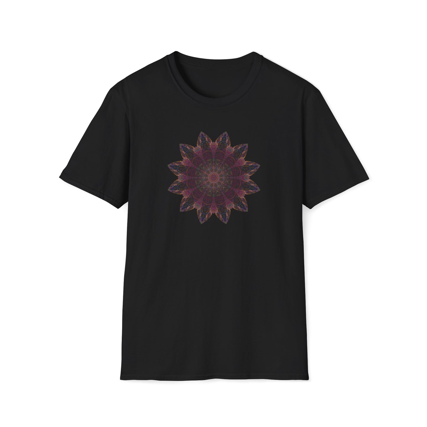 Unisex Softstyle T-Shirt - Love Light Mandalas No.8