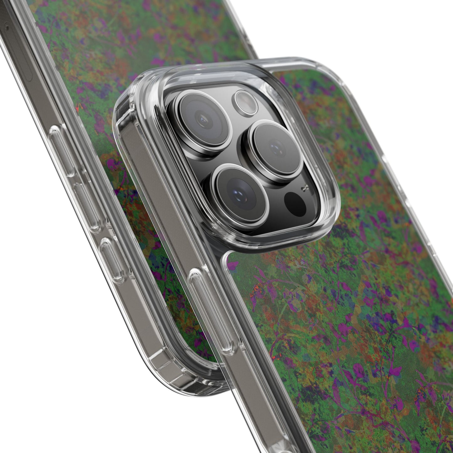 iPhone 16 Clear Case – Hidden Weave Series V3 No.24