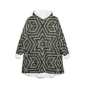 Unisex Hooded Blanket - P5 Kaleidoscopic No. 11