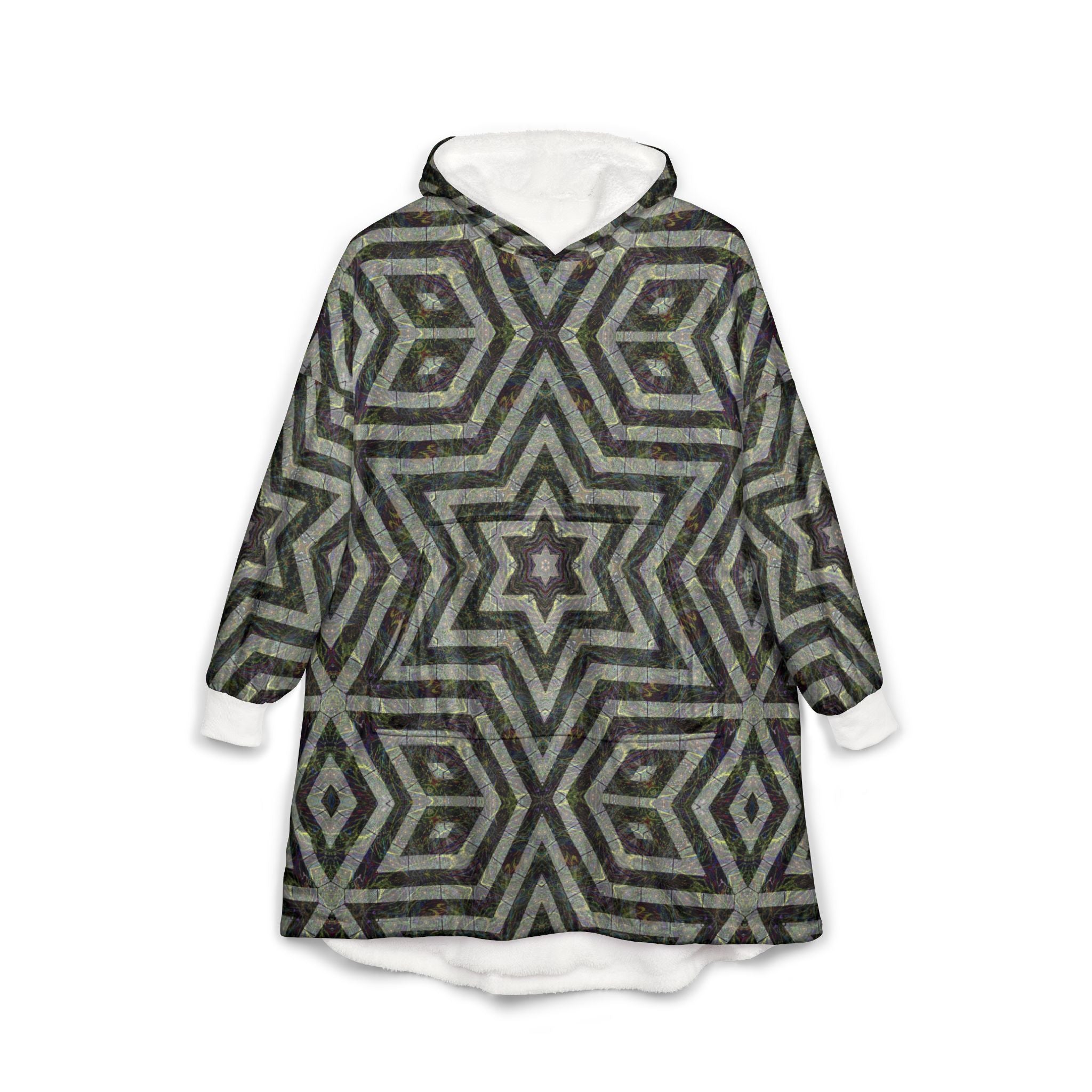Unisex Hooded Blanket - P5 Kaleidoscopic No. 11