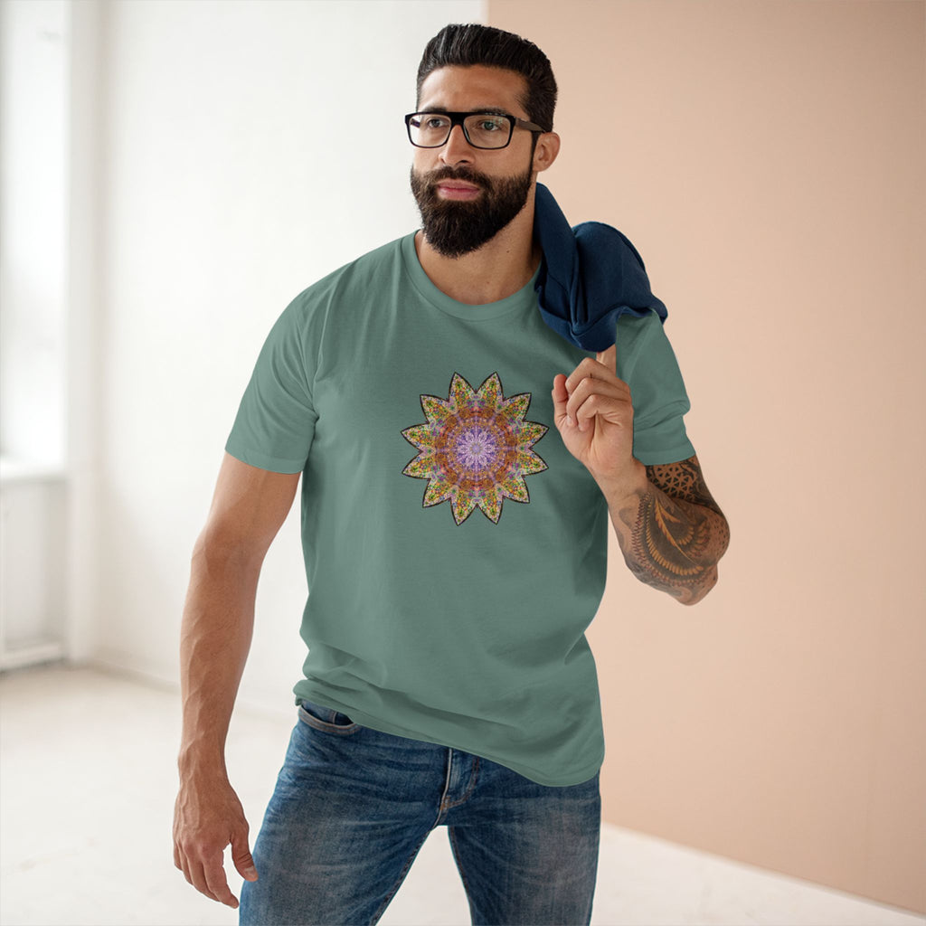 Men's Staple Tee - Love Light Mandalas No.14
