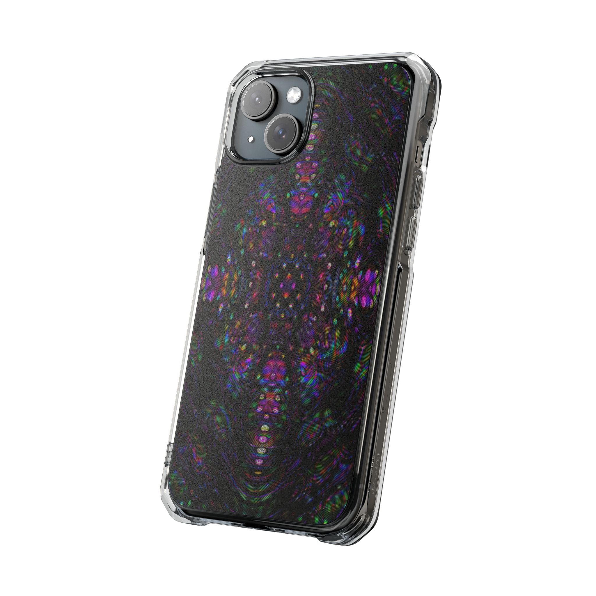 iPhone 15 Magnetic Clear Impact Case - DMT Scribe Tiles No.3