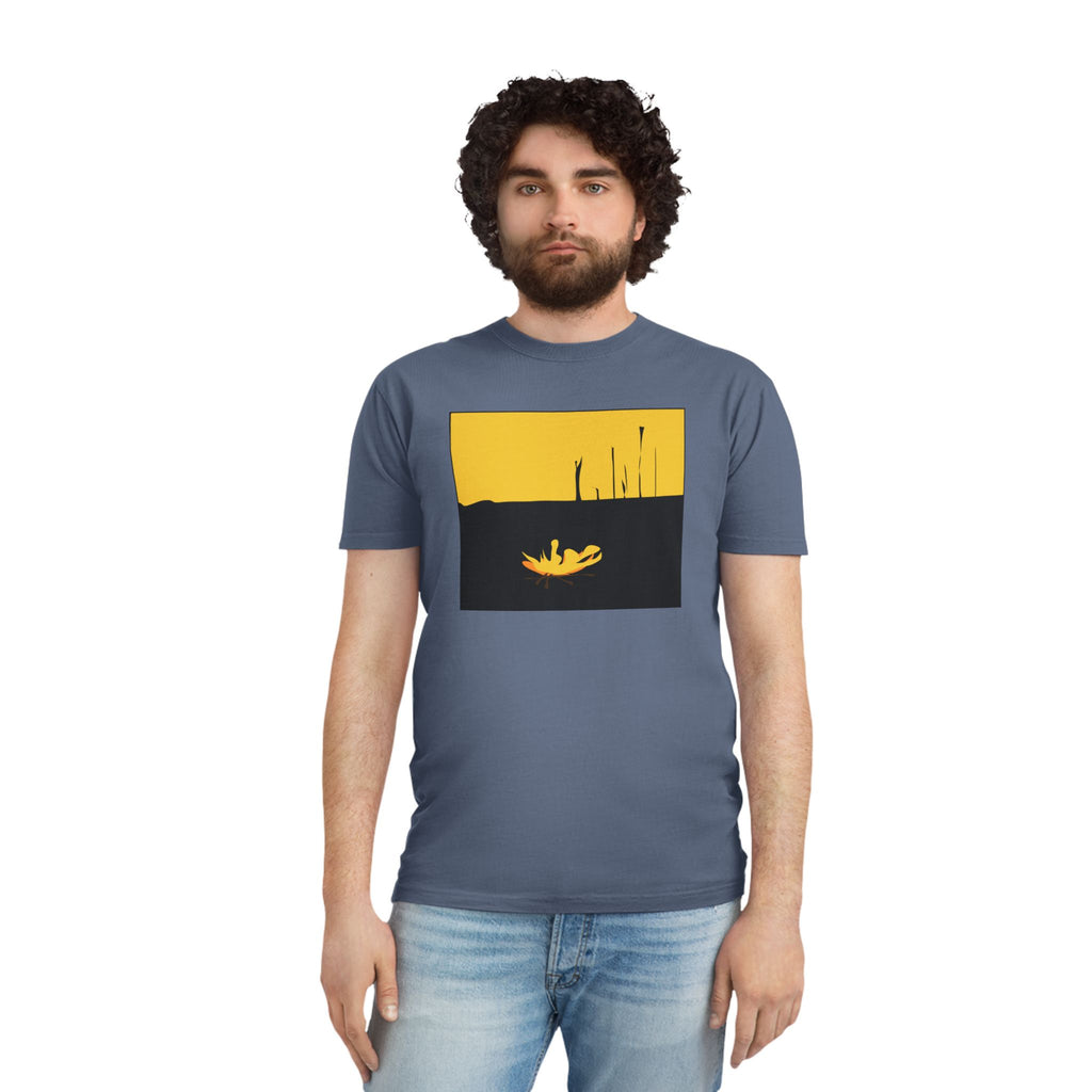 Unisex Faded Shirt -The Traveller Series (Fire)