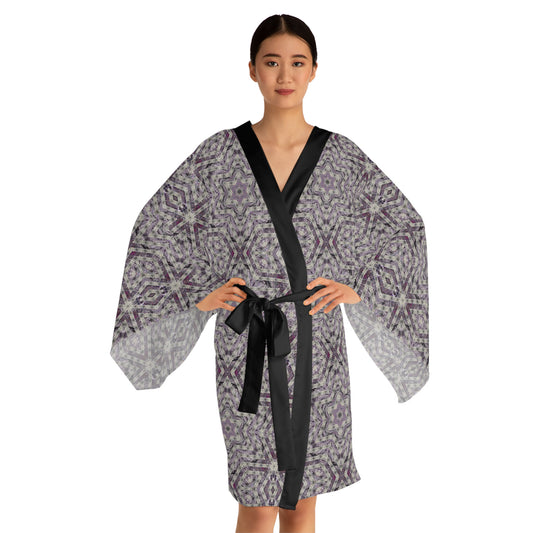 Long Sleeve Kimono Robe - P5 Kaleidoscopic No.22