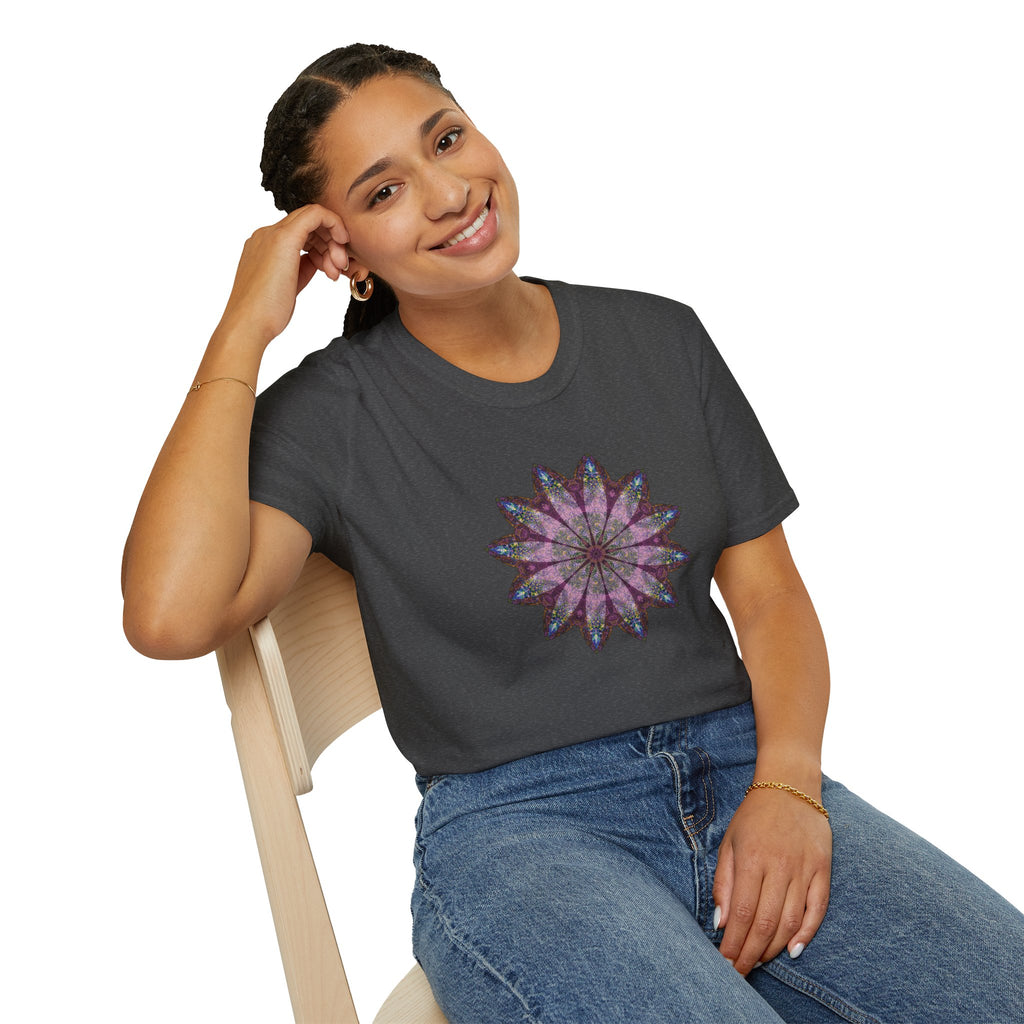 Unisex Softstyle T-Shirt - Love Light Mandalas No.19