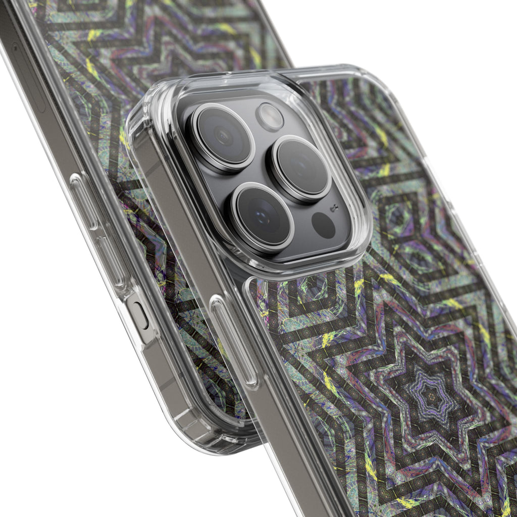 iPhone 15 Clear Case – P5 Kaleidoscopic No.1