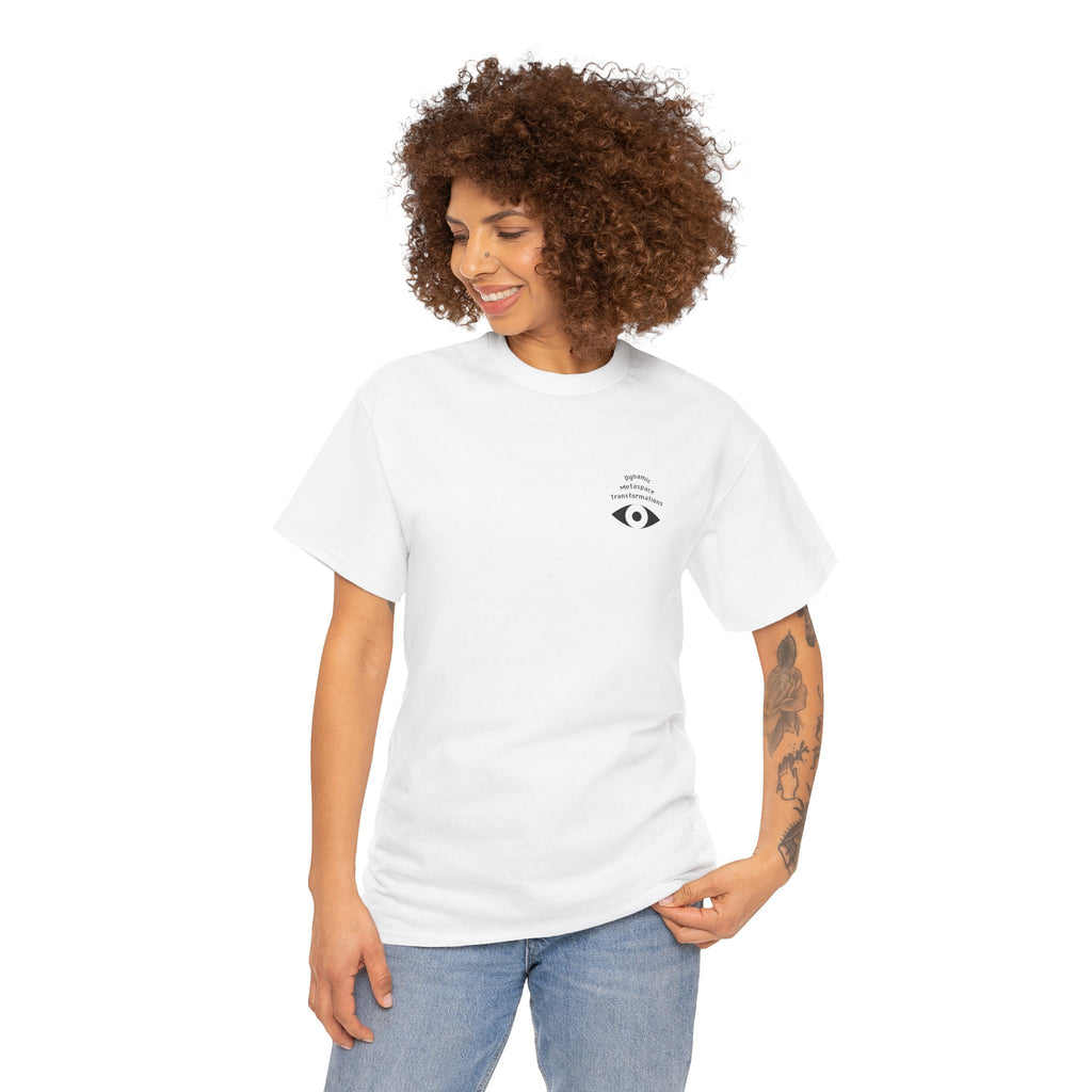 Unisex Heavy Cotton Tee (Back) - DMT Seer No.9