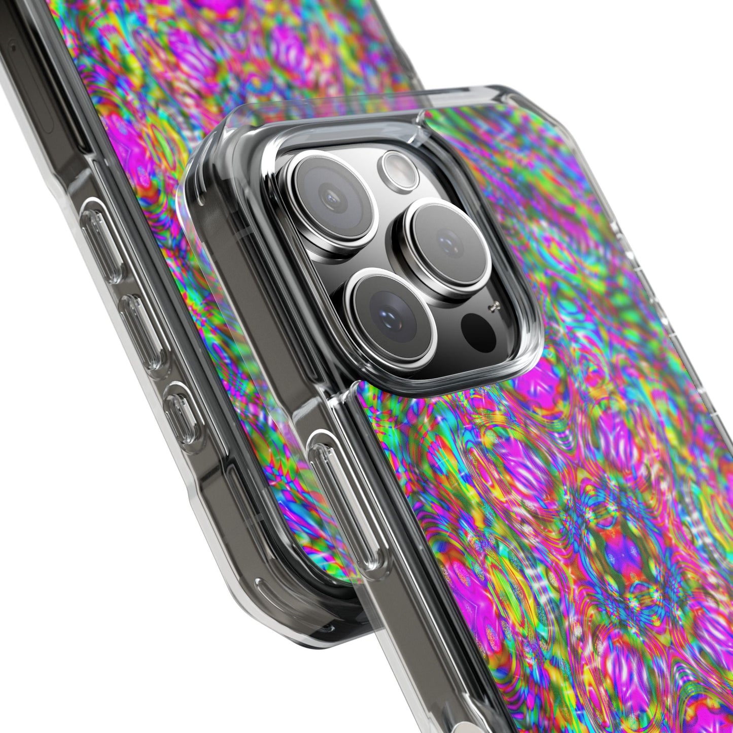 iPhone 16 Magnetic Clear Impact Case - DMT Scribe Tiles No.4
