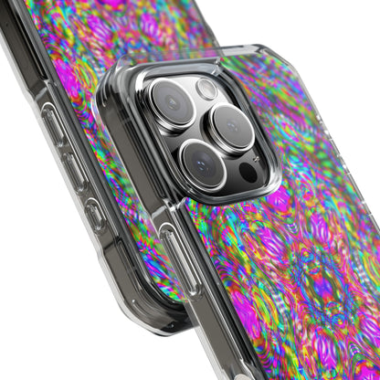 iPhone 16 Magnetic Clear Impact Case - DMT Scribe Tiles No.4