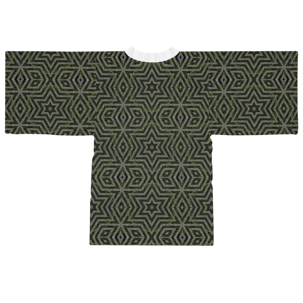 Long Sleeve Kimono Robe - P5 Kaleidoscopic No.9