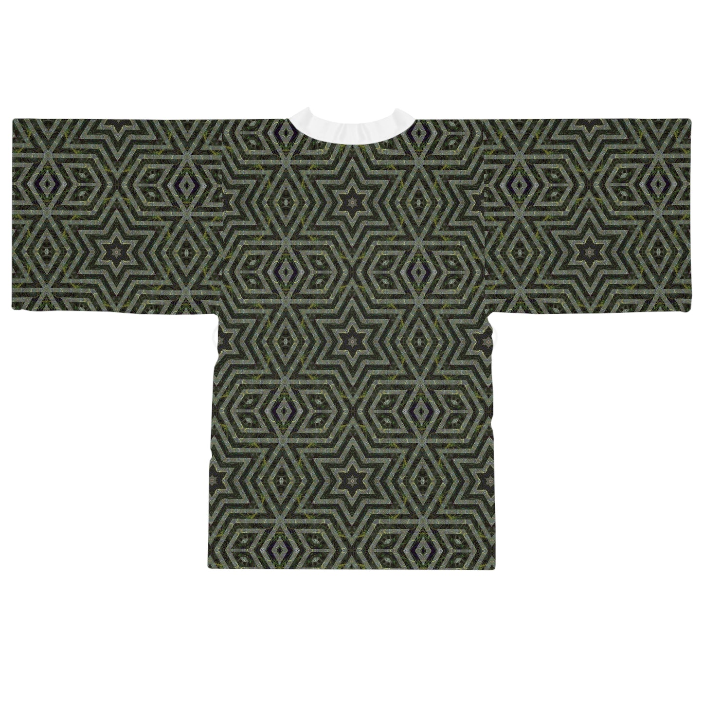 Long Sleeve Kimono Robe - P5 Kaleidoscopic No.9