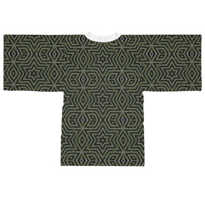 Long Sleeve Kimono Robe - P5 Kaleidoscopic No.9