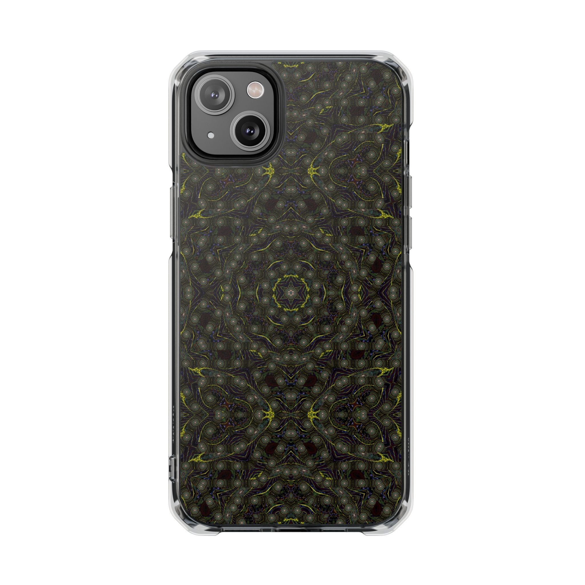iPhone 14 Magnetic Clear Impact Case - P5 Kaleidoscopic No.2