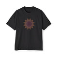 Men's Heavy Oversized Tee - Love Light Mandalas No.1