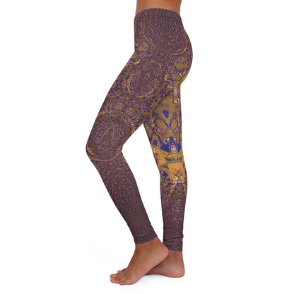 Spandex Leggings - Love Light Fractals No.9a