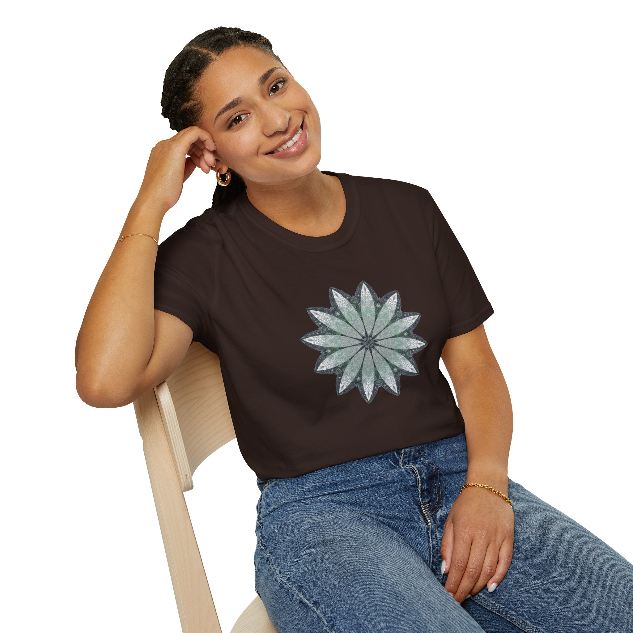 Unisex Softstyle T-Shirt - Love Light Mandalas No.22