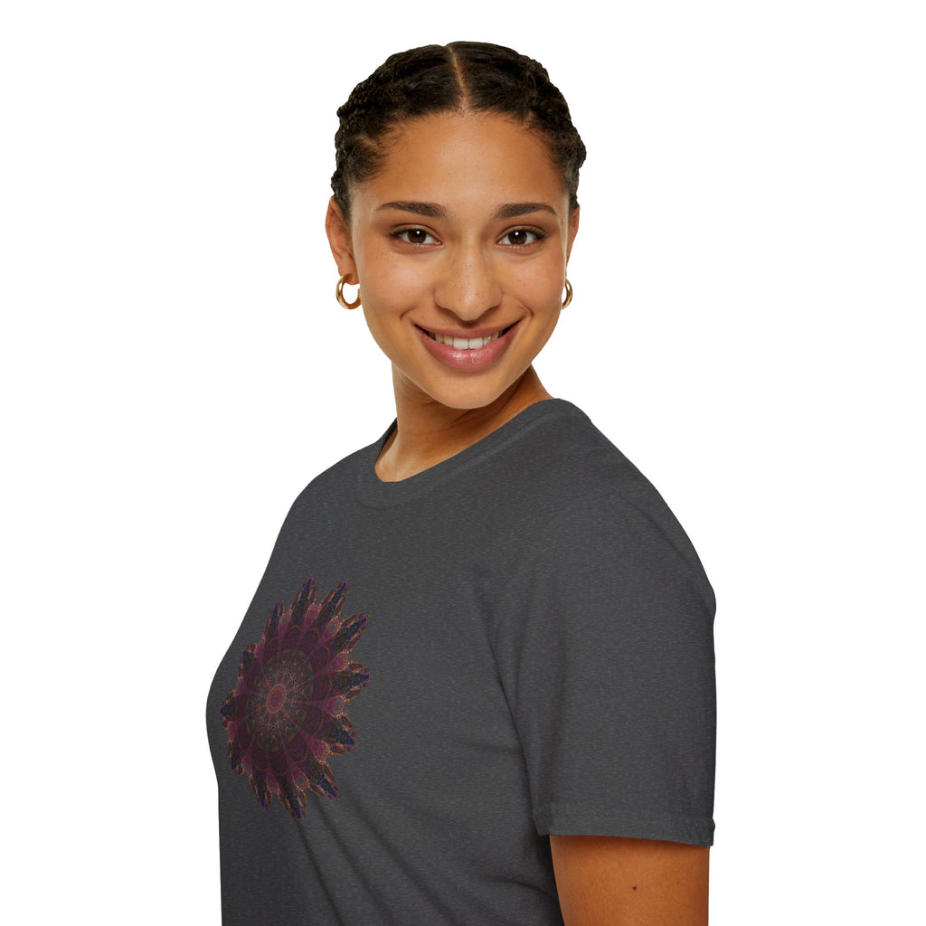 Unisex Softstyle T-Shirt - Love Light Mandalas No.8