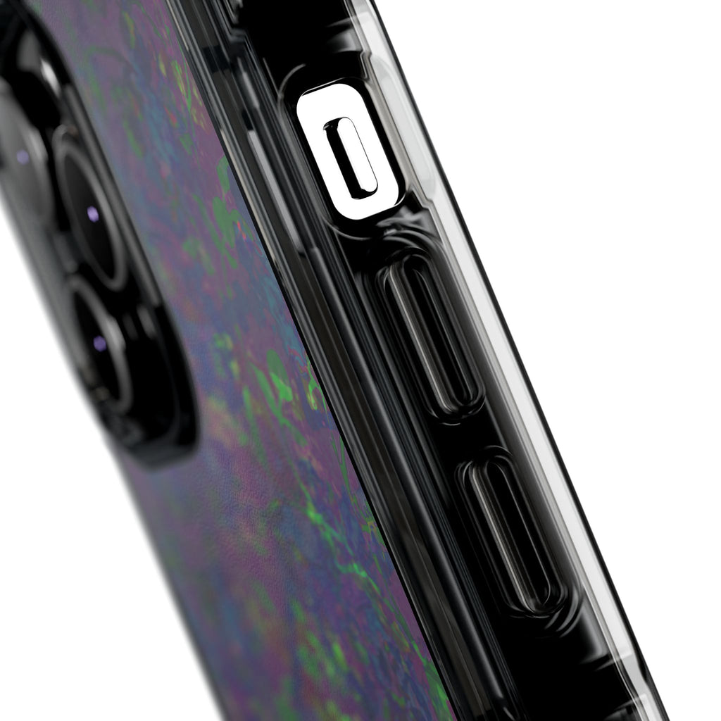 iPhone 14 Magnetic Clear Impact Case - Hidden Weave Series V3 No.23