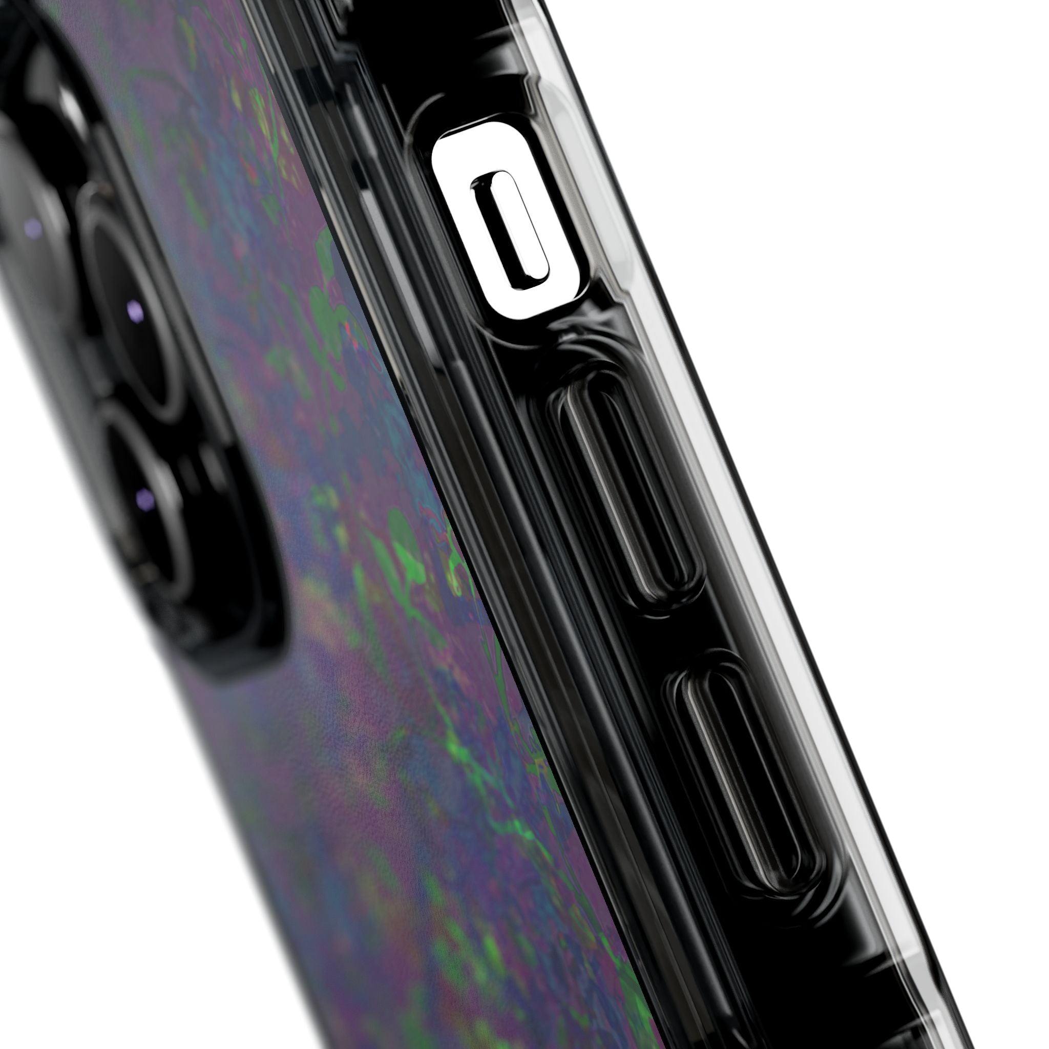 iPhone 14 Magnetic Clear Impact Case - Hidden Weave Series V3 No.23