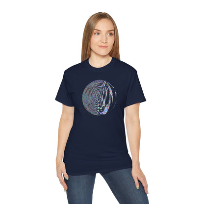 Unisex Ultra Cotton Tee - Fractal Moon No.2