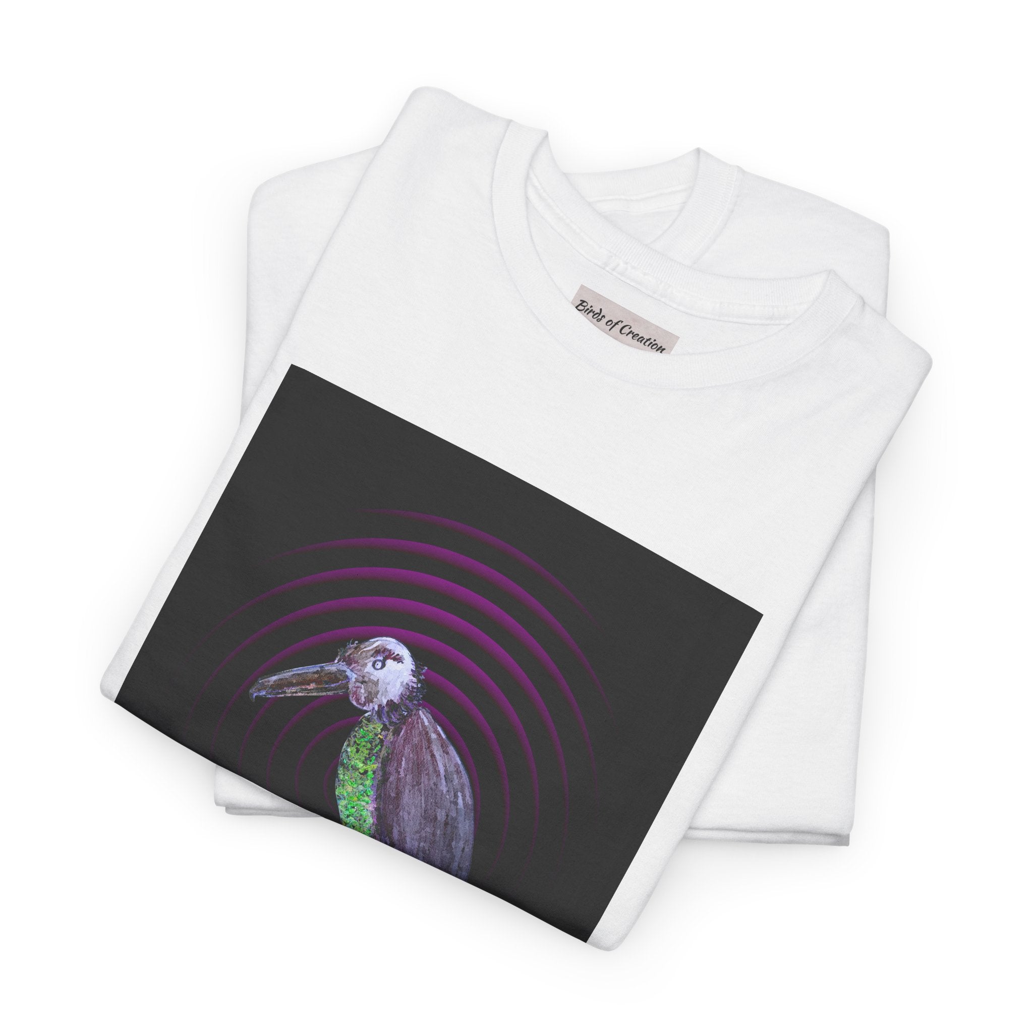 Unisex Heavy Cotton Tee - Birds Of Creation No.2b