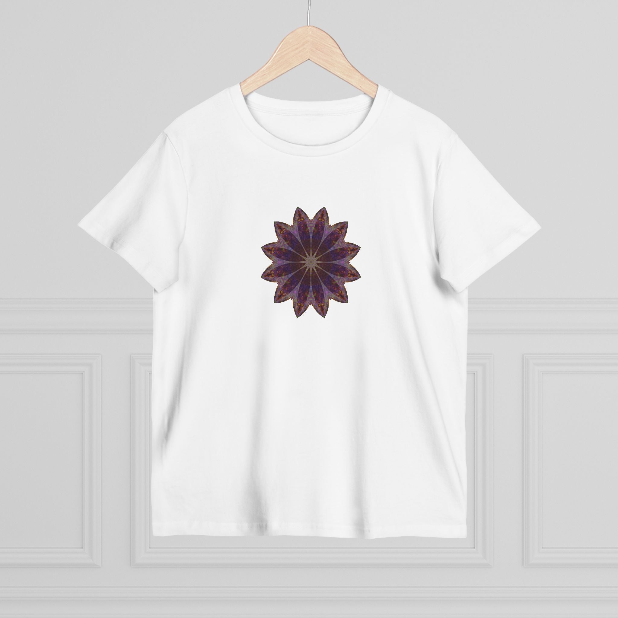 Women’s Maple Tee - Love Light Mandalas No.11