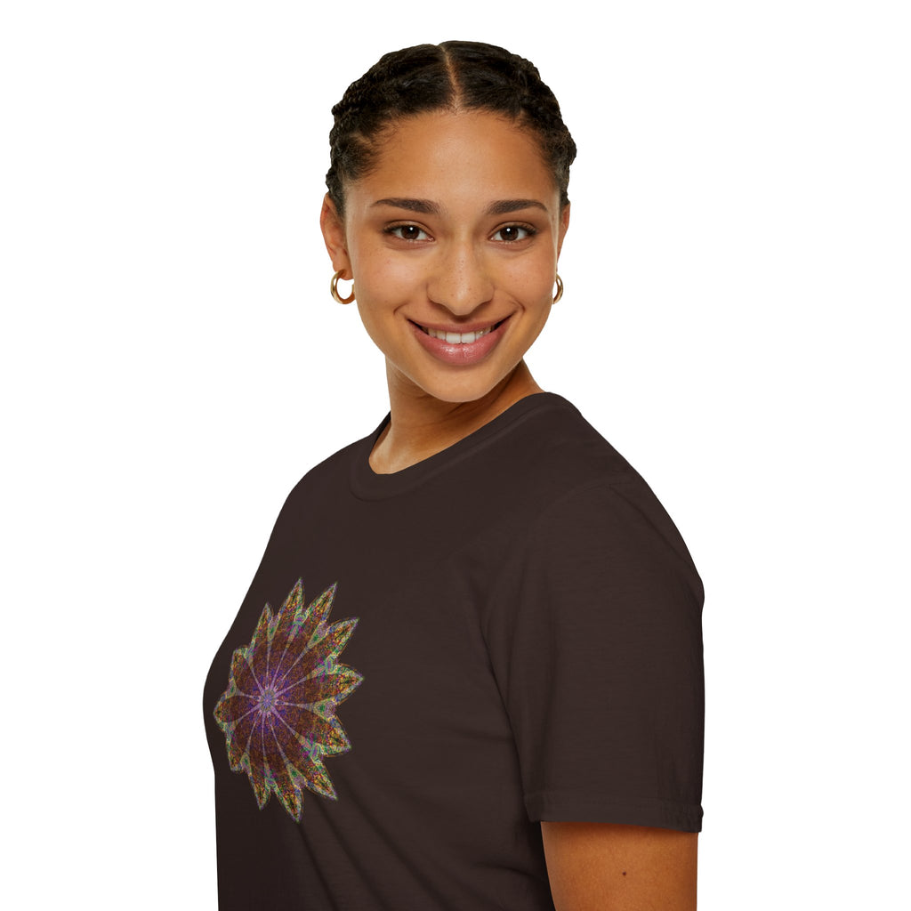 Unisex Softstyle T-Shirt - Love Light Mandalas No.13