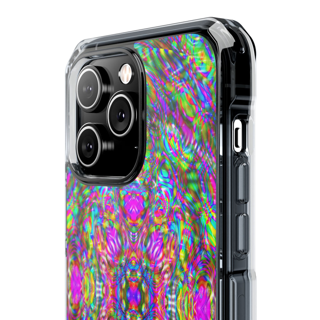 iPhone 14 Magnetic Clear Impact Case - DMT Scribe Tiles No.4