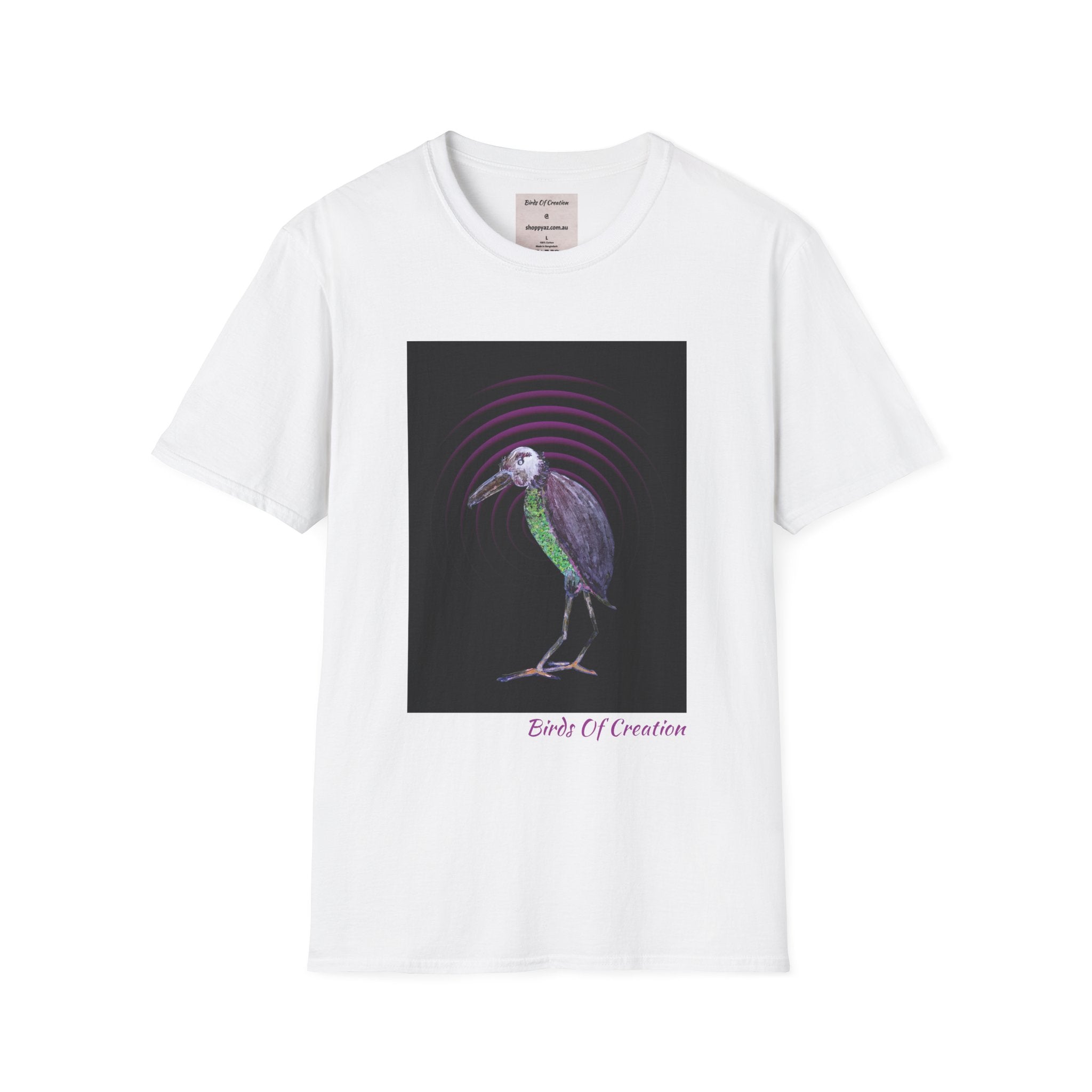 Unisex Softstyle T-Shirt - Birds Of Creation No.2b