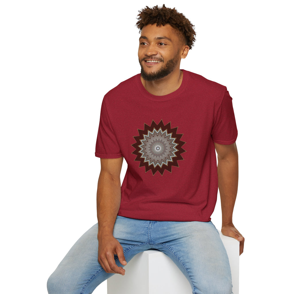 Unisex Softstyle T-Shirt - Mycelium Mandalas No.1