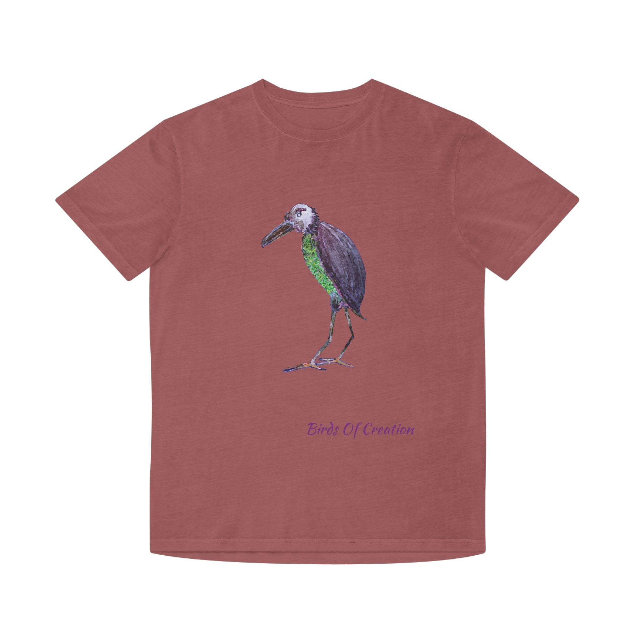Unisex Faded Shirt - Birds Of Creation No.2