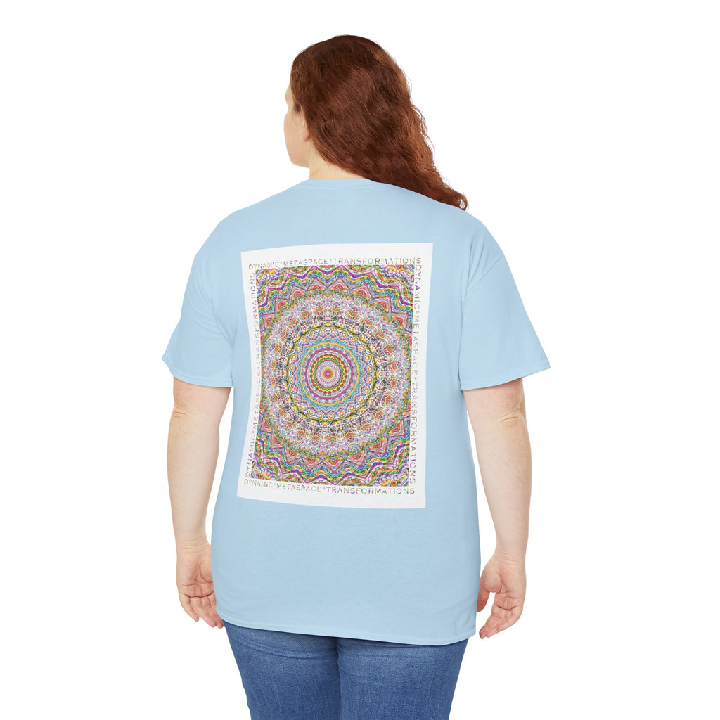 Unisex Heavy Cotton Tee (Back) - DMT Seer No.9