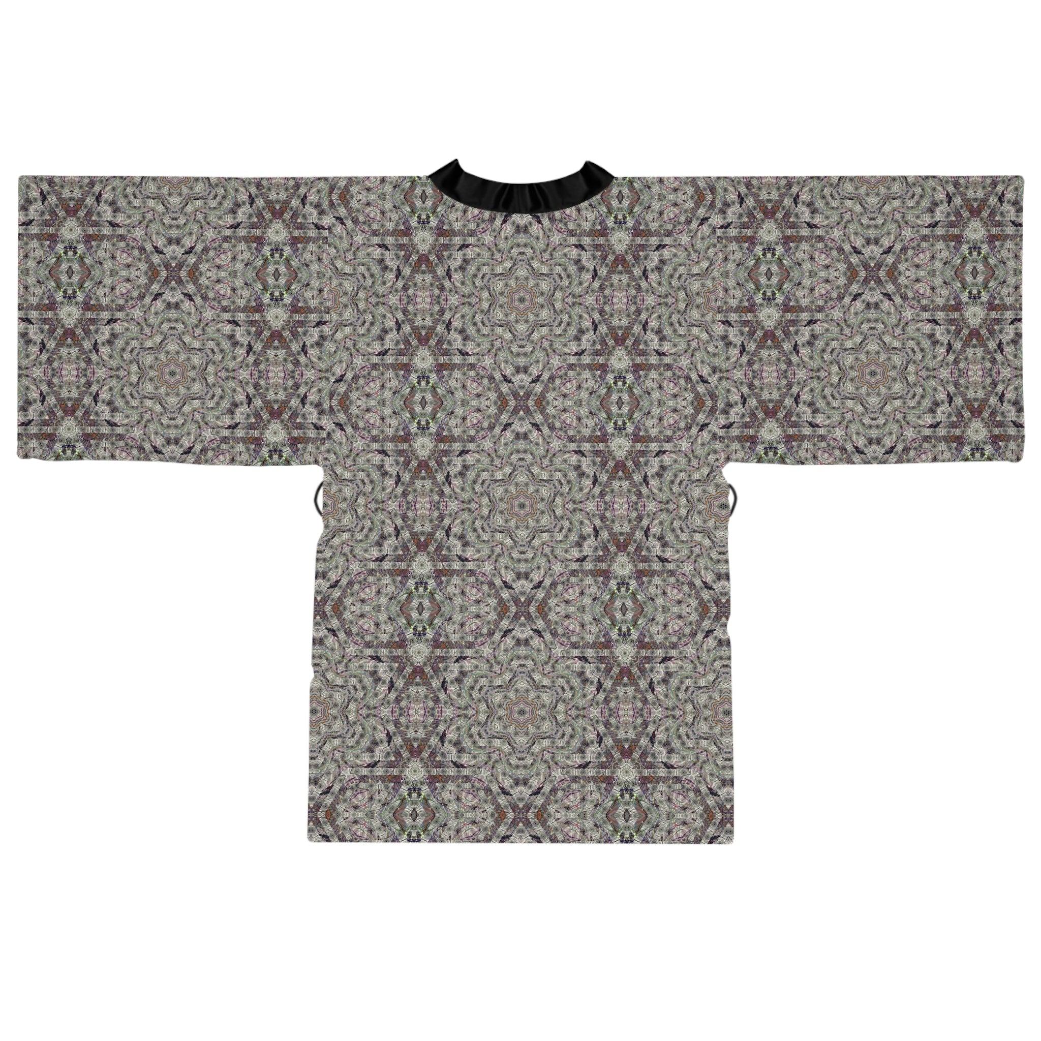 Long Sleeve Kimono Robe - P5 Kaleidoscopic No.25