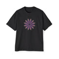 Men's Heavy Oversized Tee - Love Light Mandalas No.24
