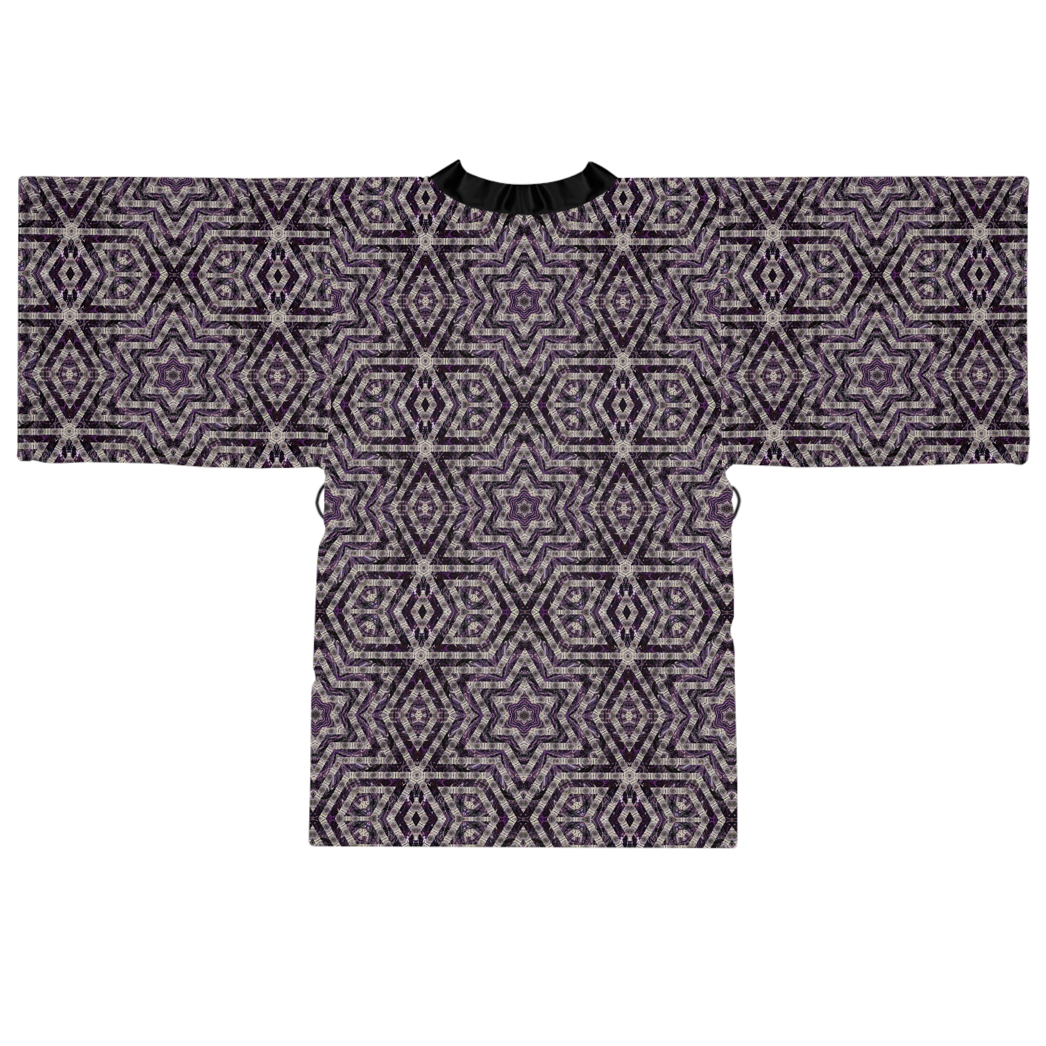 Long Sleeve Kimono Robe - P5 Kaleidoscopic No.24