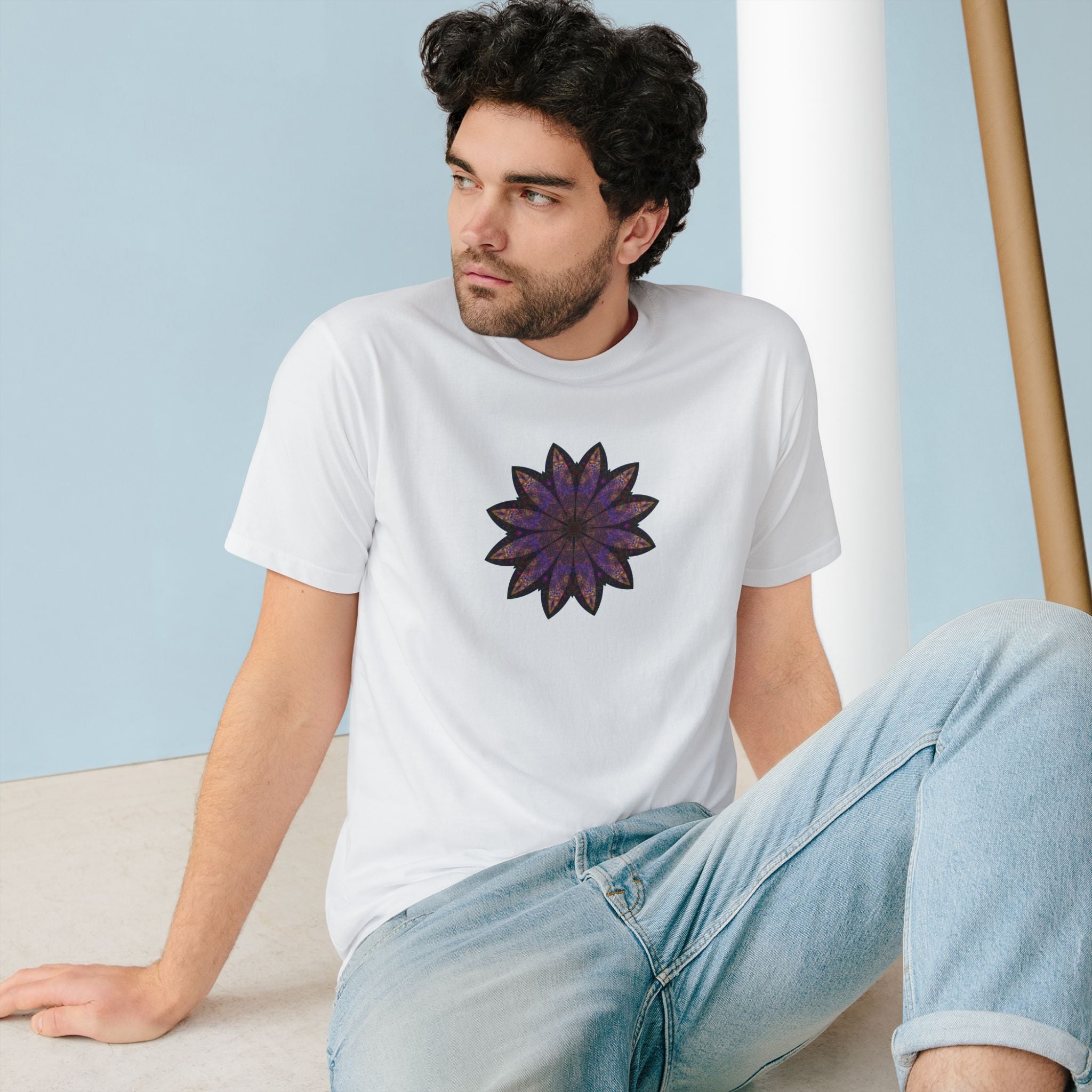 Organic Staple T-shirt - Love Light Mandalas No.23