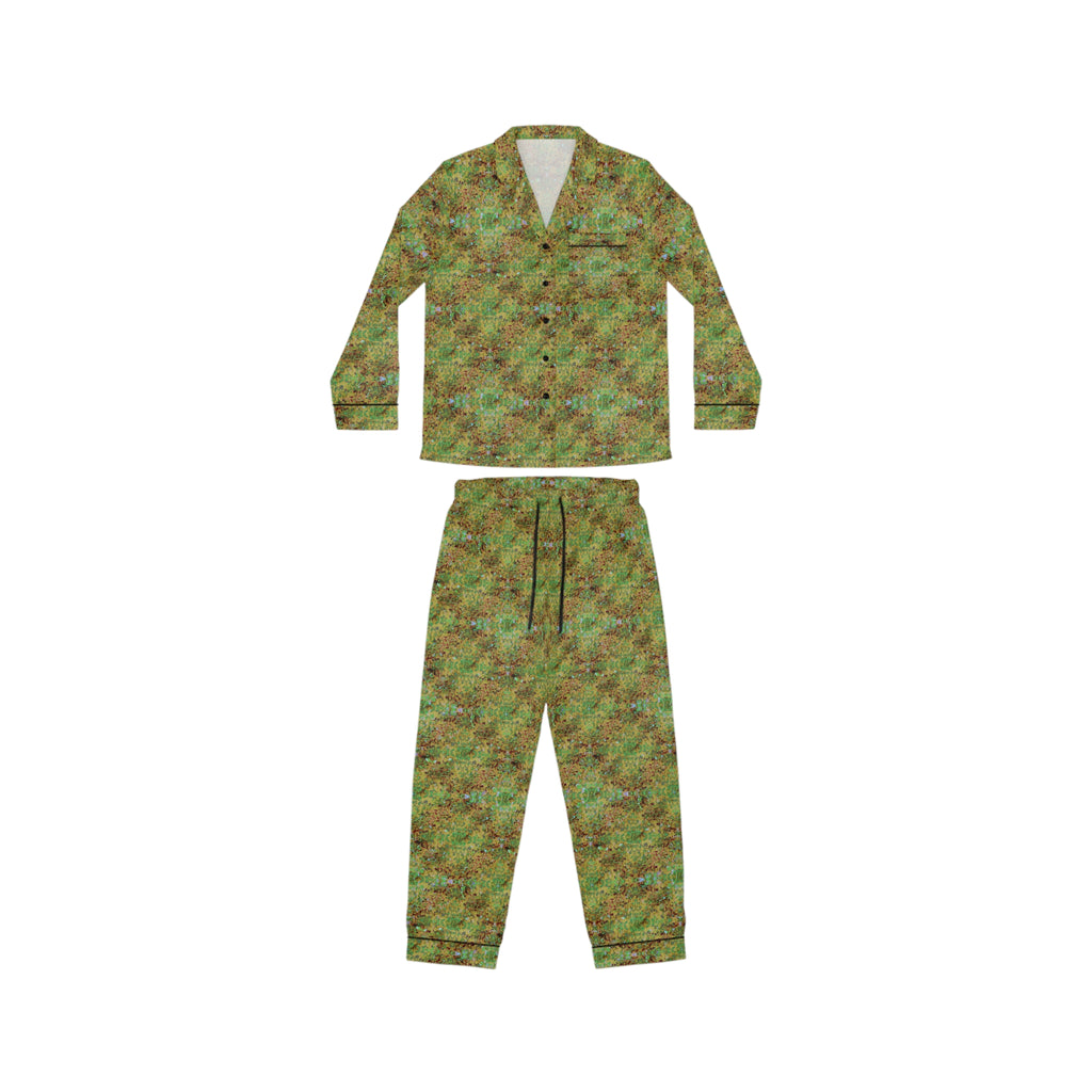 Women's Satin Pajamas - Hidden Weave No.6
