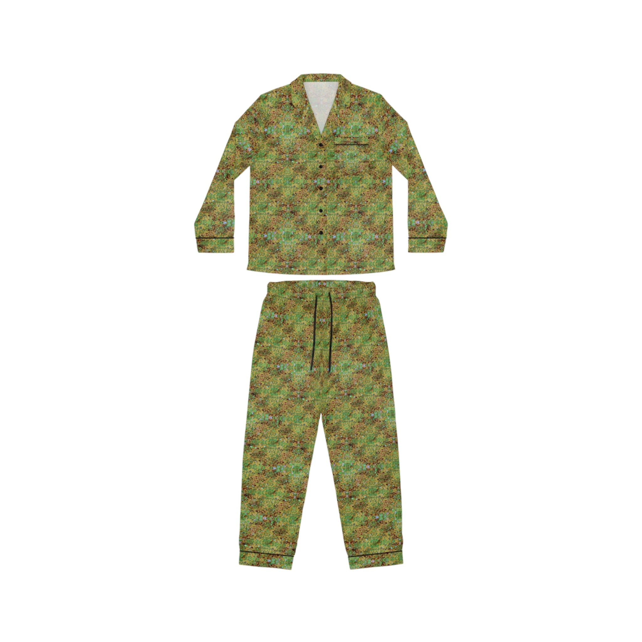 Women's Satin Pajamas - Hidden Weave No.6