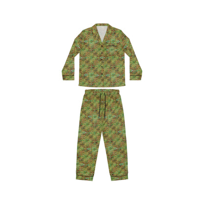 Women's Satin Pajamas - Hidden Weave No.6