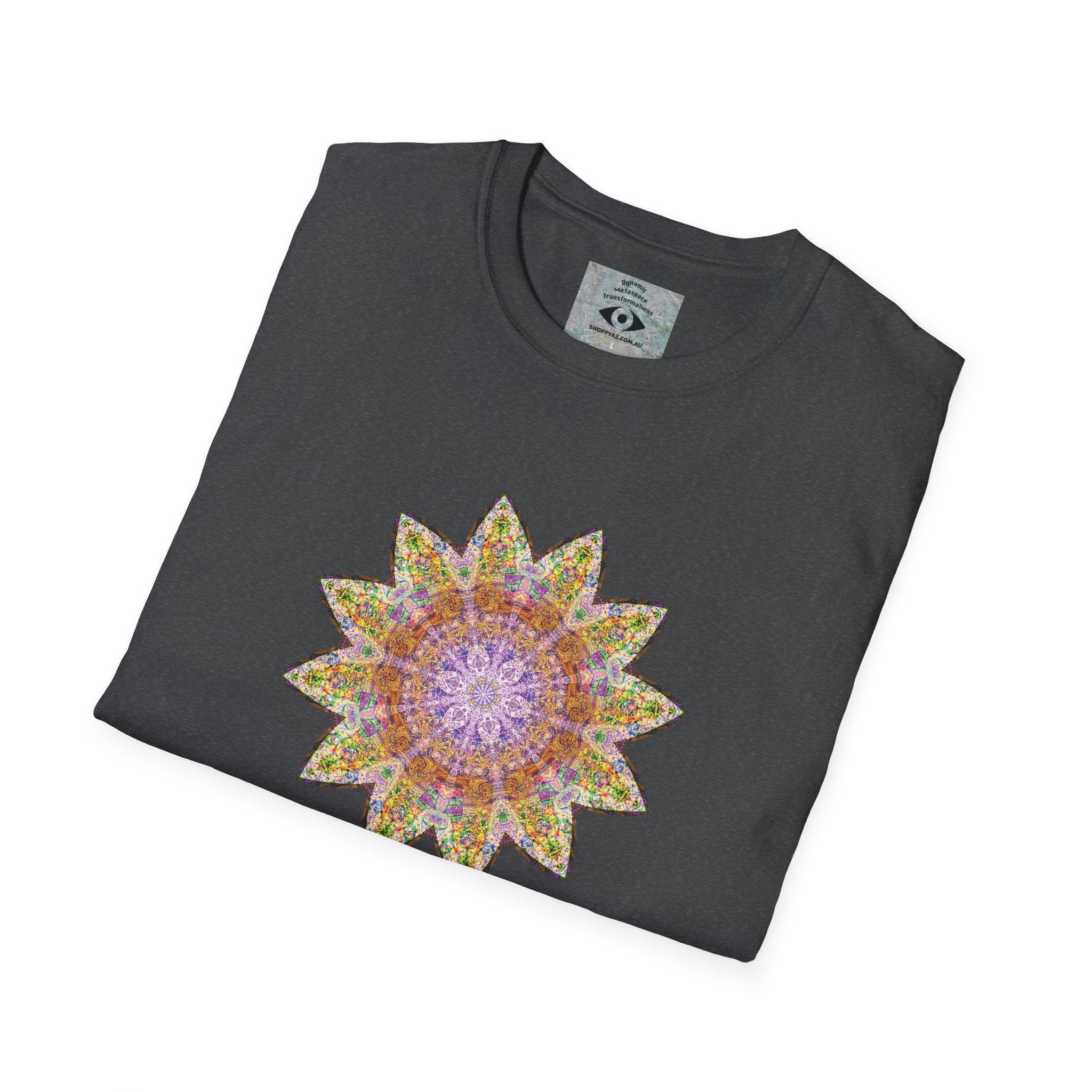 Unisex Softstyle T-Shirt - Love Light Mandalas No.14
