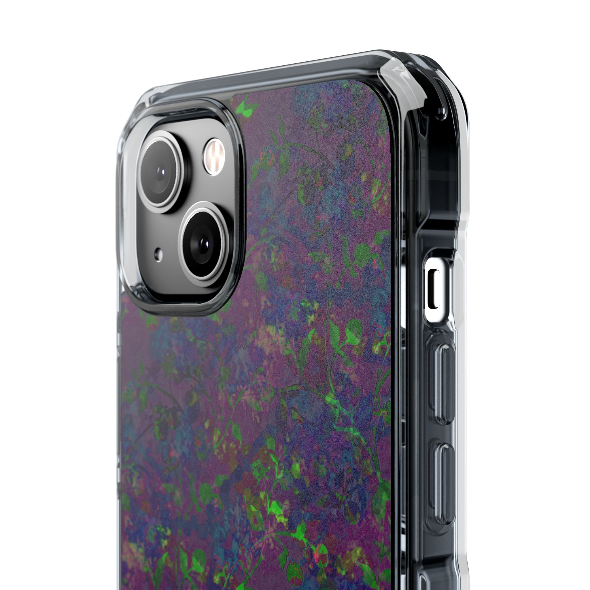 iPhone 14 Magnetic Clear Impact Case - Hidden Weave Series V3 No.23