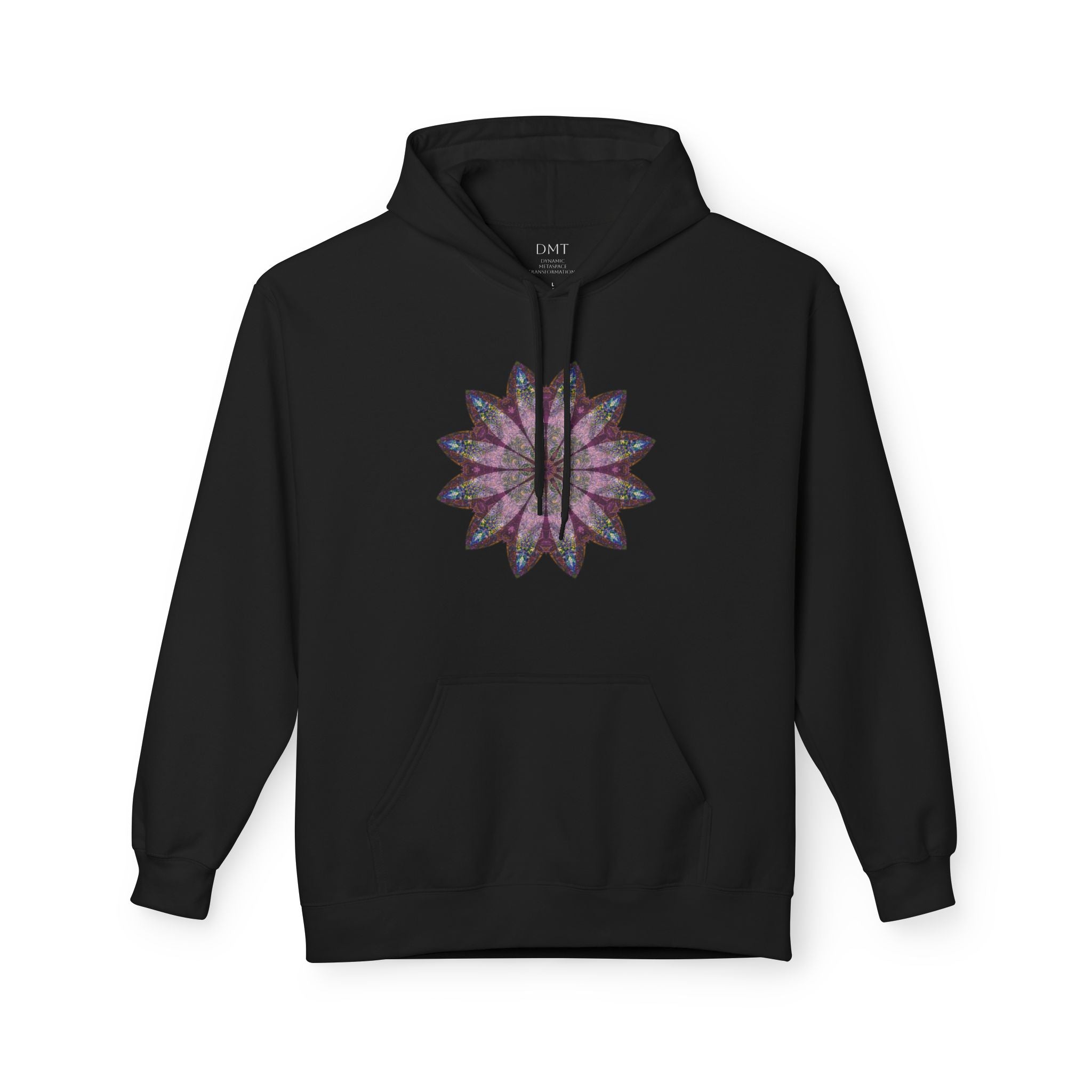 Unisex Midweight Softstyle Fleece Hoodie - Love Light Mandalas No.19