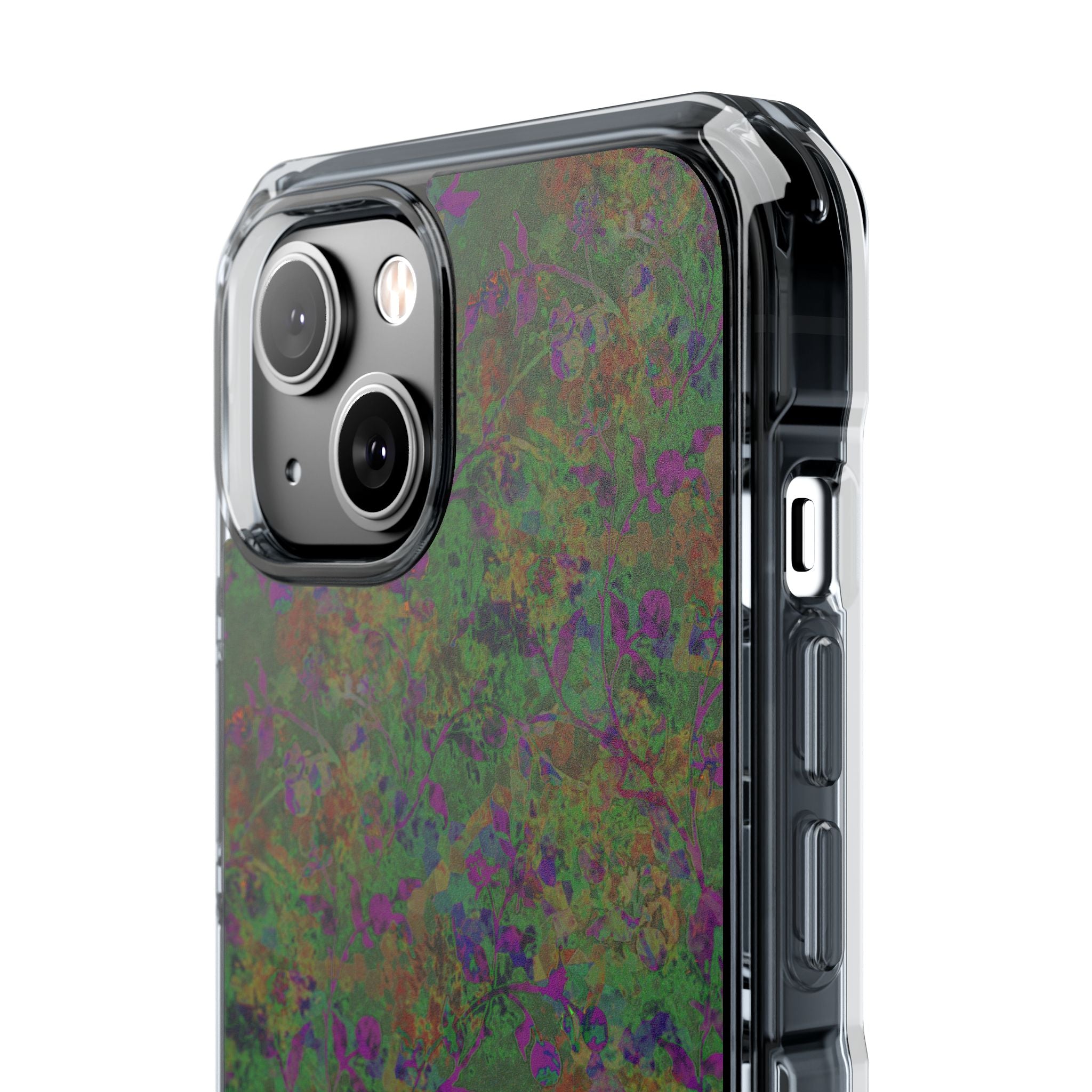 iPhone 14 Magnetic Clear Impact Case - Hidden Weave Series V3 No.24