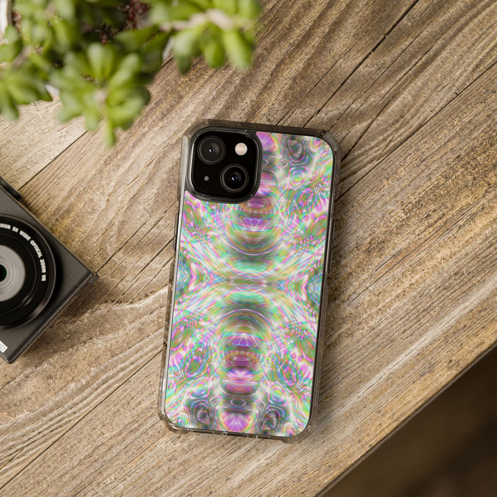 iPhone 14 Magnetic Clear Impact Case - DMT Scribe Tiles No.7